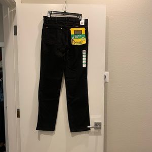 NWT mens black cowboy cut Wrangler jeans